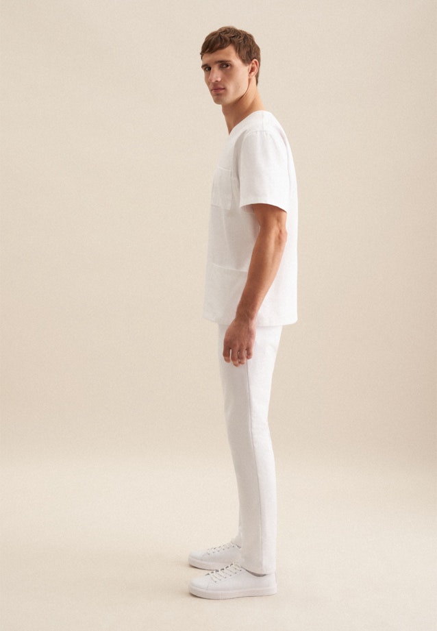 Regular Kasack Uni in Weiß |  Seidensticker Onlineshop