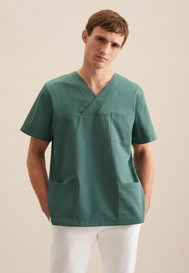 Regular Tunique medicale Uni dans Vert | Boutique en ligne Seidensticker