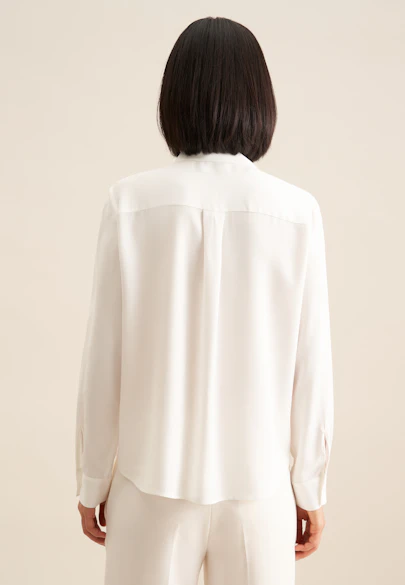 Hemdbluse Uni in Weiß |  Seidensticker Onlineshop