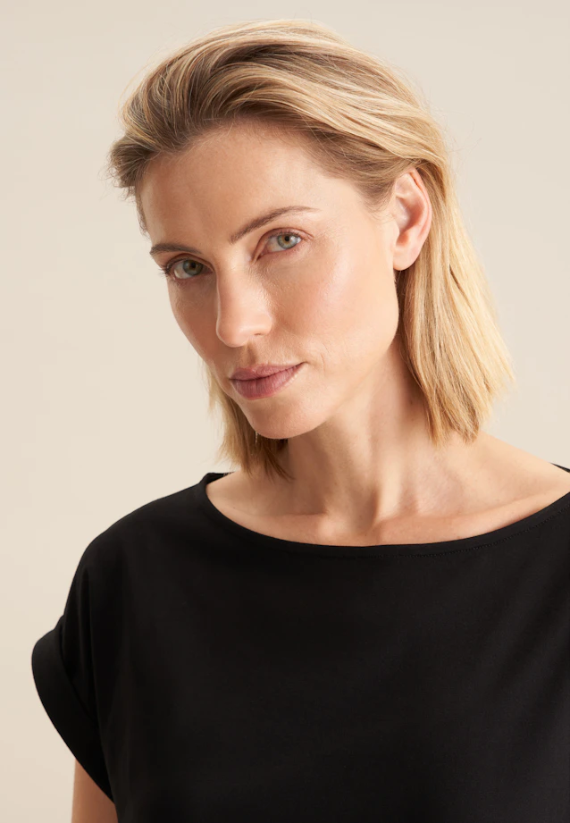 Shirt blouse in Black |  Seidensticker Onlineshop