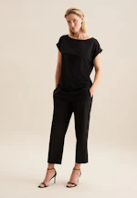 Shirt blouse in Black |  Seidensticker Onlineshop