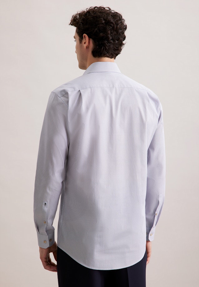 Regular Business Hemd Druck in Beige |  Seidensticker Onlineshop