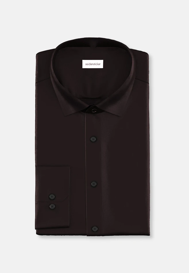 X-Slim Chemise d'affaires Uni dans Noir | Boutique en ligne Seidensticker