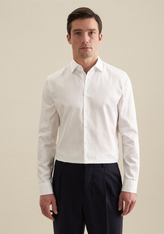 X-Slim Business Hemd Uni in Weiß | Seidensticker Onlineshop