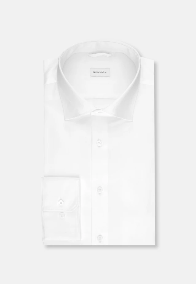 X-Slim Business Hemd Uni in Weiß |  Seidensticker Onlineshop