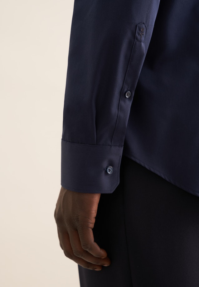 X-Slim Business Hemd Uni in Dunkelblau |  Seidensticker Onlineshop
