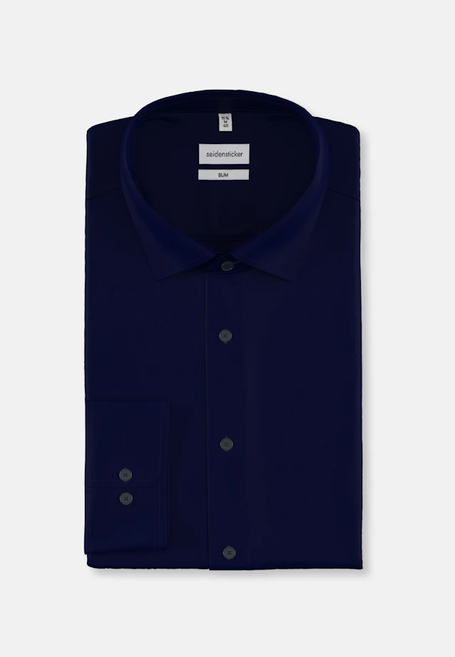 X-Slim Chemise d'affaires Uni in Bleu Foncé |  Seidensticker Onlineshop