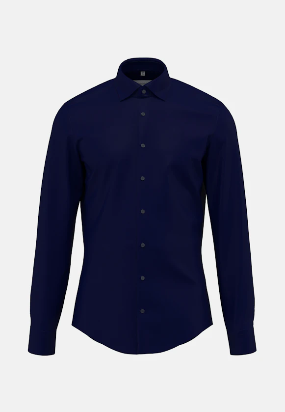 X-Slim Chemise d'affaires Uni in Bleu Foncé |  Seidensticker Onlineshop