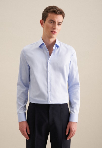 X-Slim Business shirt Uni in Hellblau |  Seidensticker Onlineshop