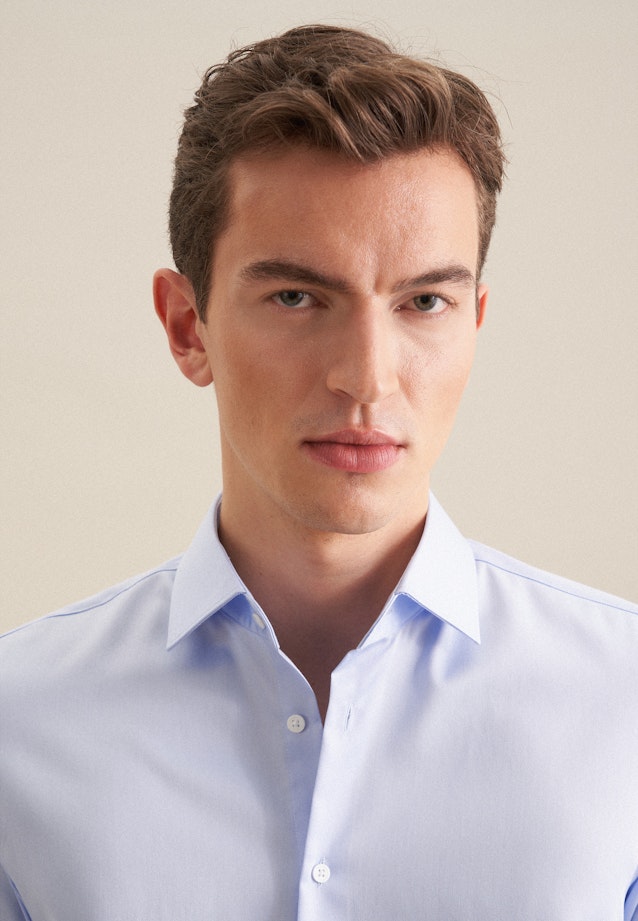 X-Slim Business shirt Uni in Hellblau |  Seidensticker Onlineshop