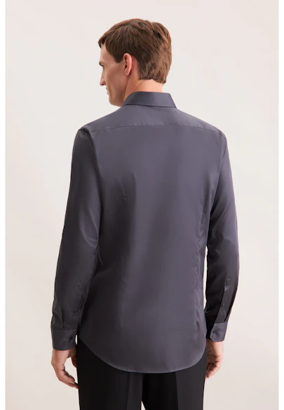 X-Slim Business shirt Uni in Grey |  Seidensticker Onlineshop
