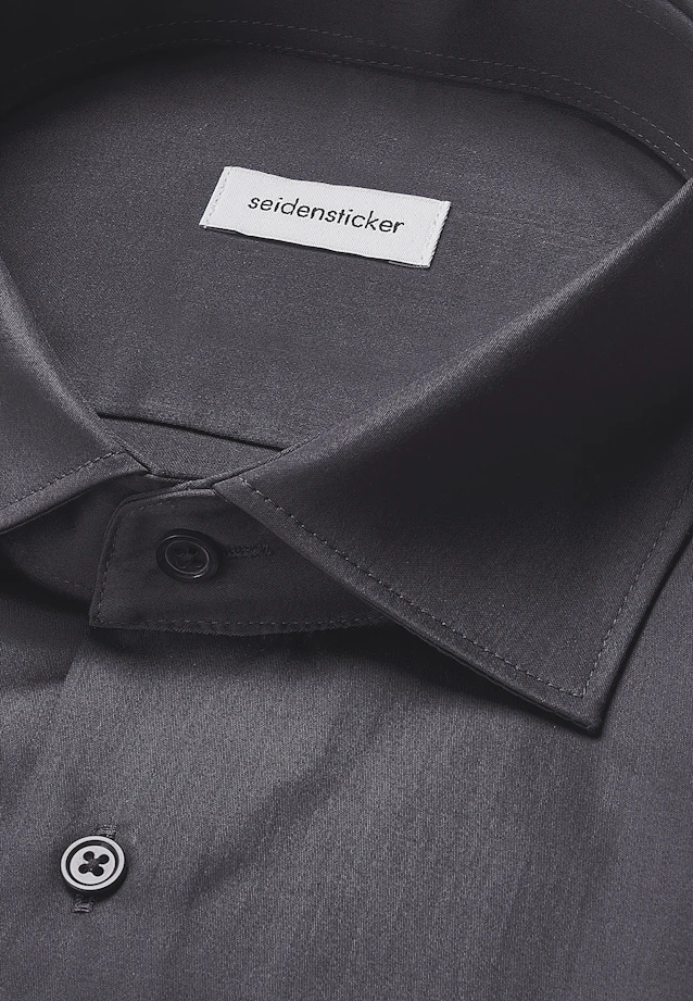 X-Slim Business Hemd Uni in Grau |  Seidensticker Onlineshop