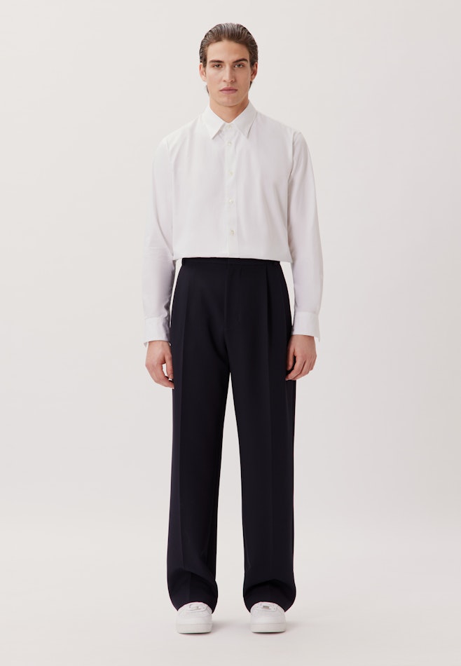 Regular Casual Hemd Uni in Weiß | Seidensticker Onlineshop