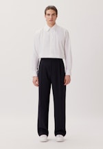 Regular Chemise décontractée Uni in Blanc |  Seidensticker Onlineshop