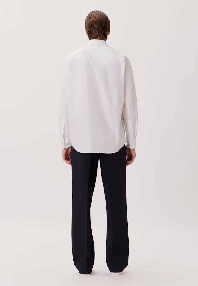 Regular Casual Hemd Uni in Weiß |  Seidensticker Onlineshop