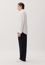 Regular Chemise décontractée Uni in Blanc |  Seidensticker Onlineshop