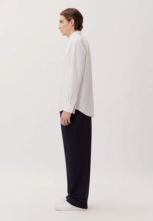Regular Casual Hemd Uni in Weiß |  Seidensticker Onlineshop