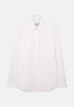 Regular Chemise décontractée Uni in Blanc |  Seidensticker Onlineshop