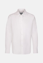 Regular Chemise décontractée Uni in Blanc |  Seidensticker Onlineshop