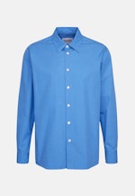 Regular Casual shirt Uni in Medium Blue |  Seidensticker Onlineshop