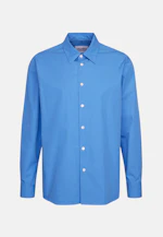 Regular Casual Hemd Uni in Mittelblau |  Seidensticker Onlineshop