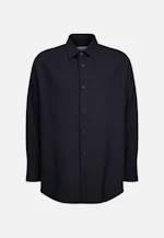 Oversized Casual Hemd Uni in Dunkelblau |  Seidensticker Onlineshop