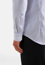 X-Slim Business Hemd Gestreift in Mittelblau |  Seidensticker Onlineshop