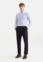 X-Slim Business shirt Stripes in Mittelblau |  Seidensticker Onlineshop