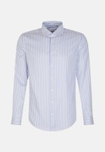 X-Slim Business Hemd Gestreift in Mittelblau |  Seidensticker Onlineshop