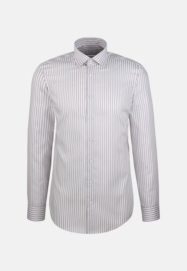 X-Slim Business Hemd Gestreift in Grau |  Seidensticker Onlineshop