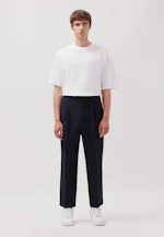 Chino recoupé avec des plis in Bleu Foncé |  Seidensticker Onlineshop