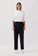 Chino recoupé avec des plis in Bleu Foncé |  Seidensticker Onlineshop