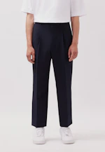 Chino recoupé avec des plis in Bleu Foncé |  Seidensticker Onlineshop