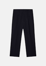 Chino Cropped mit Bundfalten in Dunkelblau |  Seidensticker Onlineshop