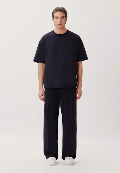 T-Shirt Uni in Dunkelblau |  Seidensticker Onlineshop