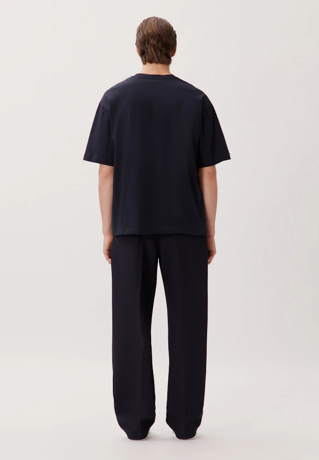 T-Shirt Uni in Dunkelblau |  Seidensticker Onlineshop