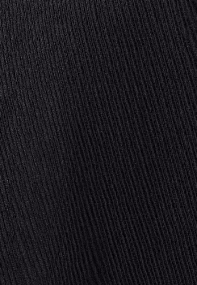 T-shirt Uni in Schwarz |  Seidensticker Onlineshop