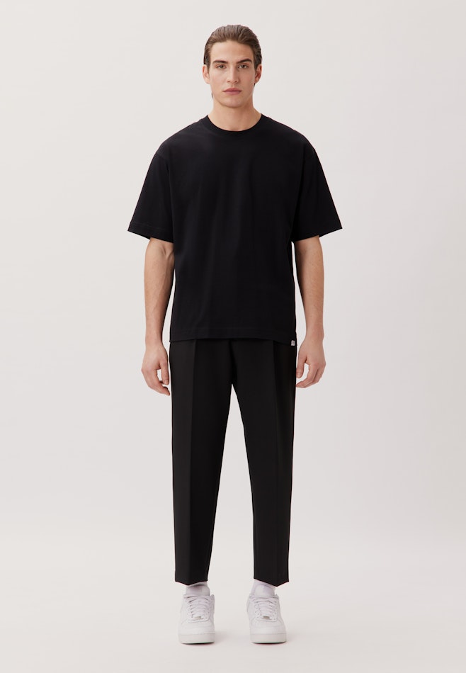 T-Shirt Uni in Schwarz | Seidensticker Onlineshop