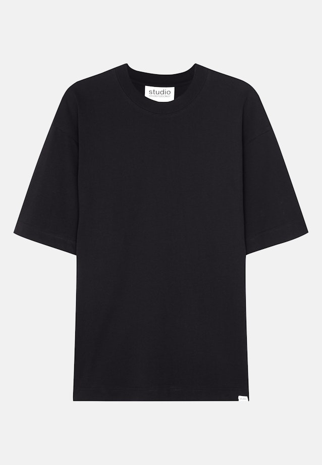 T-shirt Uni in Schwarz |  Seidensticker Onlineshop