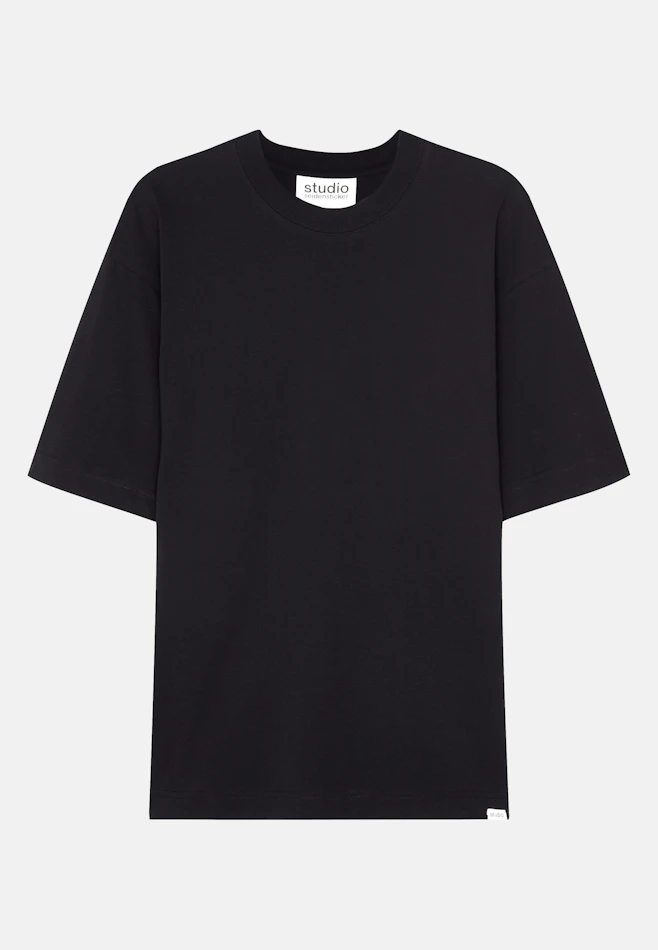 T-Shirt Uni in Schwarz | Seidensticker Onlineshop