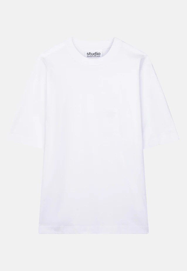 T-shirt Uni in Weiß |  Seidensticker Onlineshop