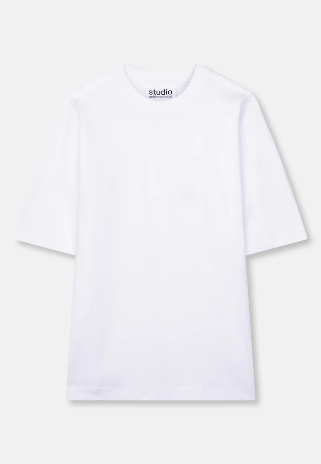 T-shirt Uni in Weiß | Seidensticker online shop