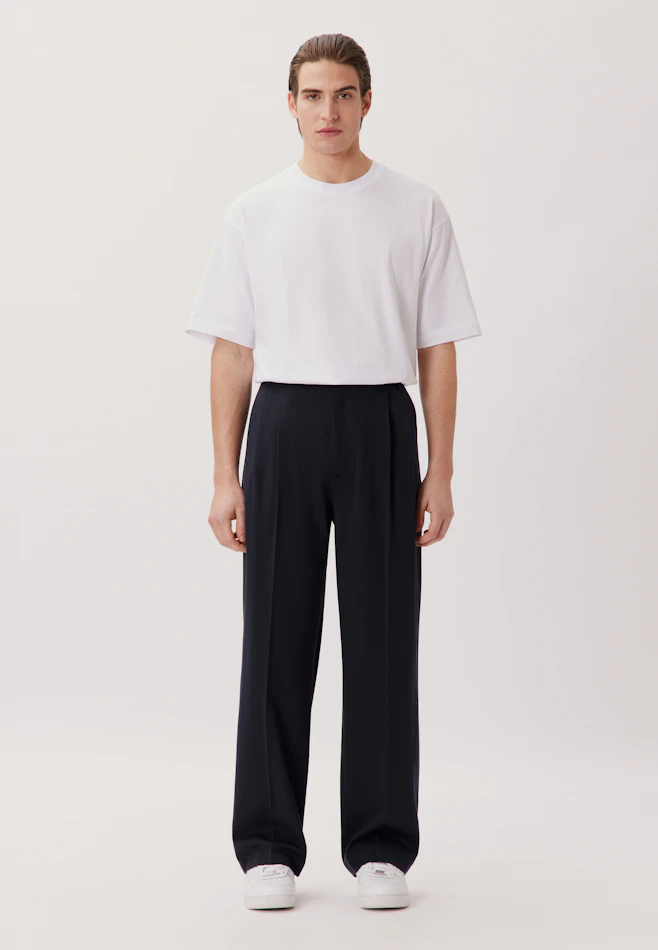 Oversized Suit Pants Uni in Dunkelblau | Seidensticker Onlineshop