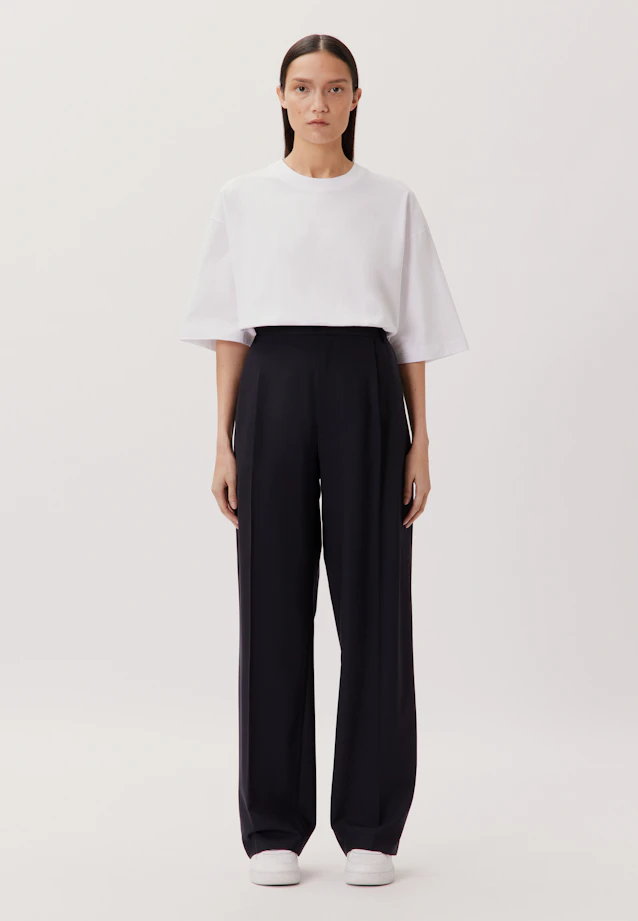 Oversized Suit Pants Uni in Dunkelblau |  Seidensticker Onlineshop
