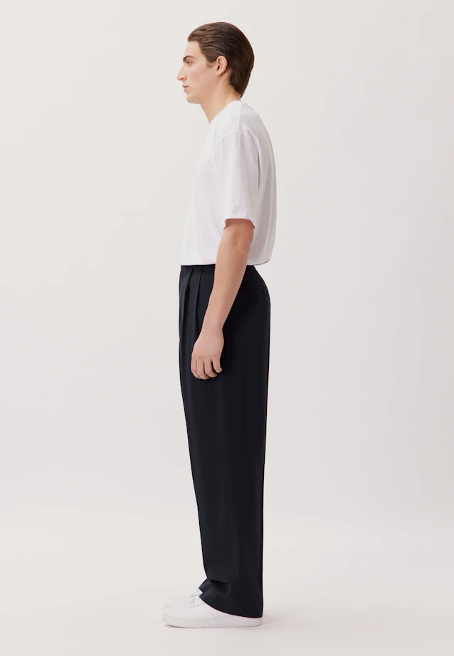 Oversized Suit Pants Uni in Dunkelblau |  Seidensticker Onlineshop