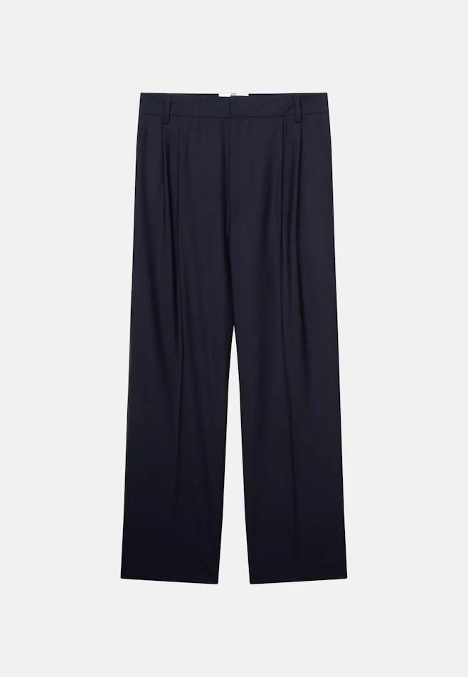 Oversized Suit pants Uni in Dark Blue | Seidensticker online shop