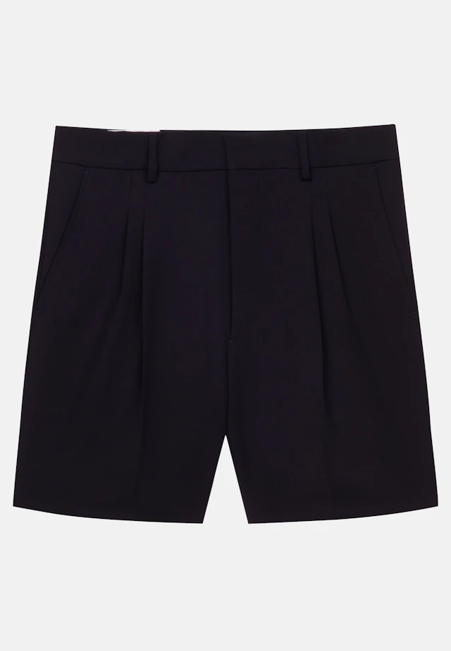 Shorts with pleats in Dark Blue |  Seidensticker Onlineshop