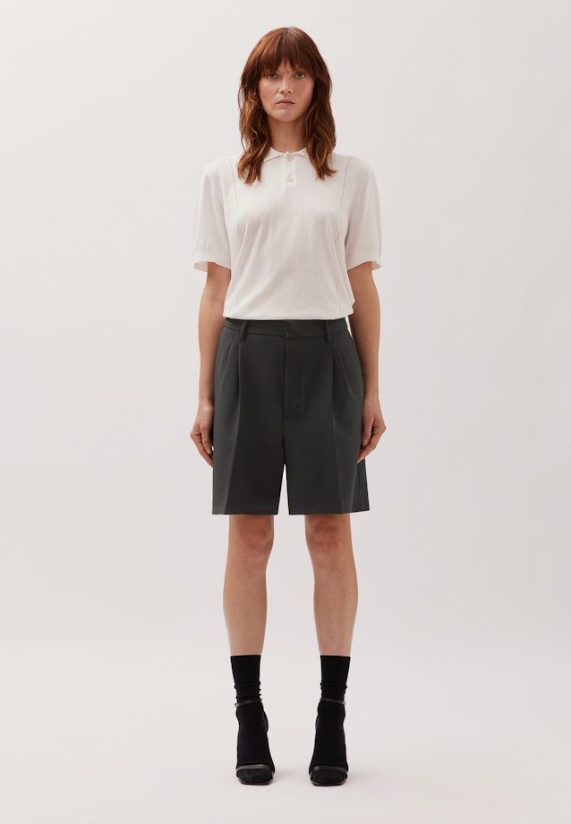 Shorts mit Bundfalten in Schwarz |  Seidensticker Onlineshop