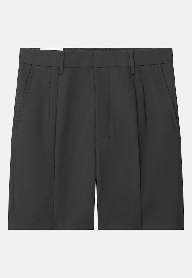 Shorts mit Bundfalten in Schwarz |  Seidensticker Onlineshop