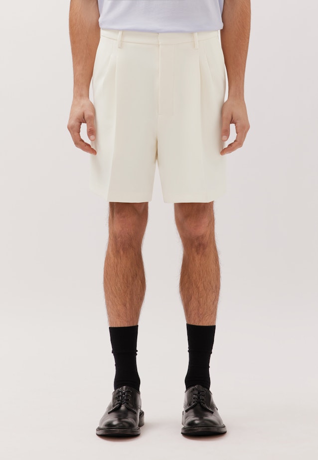Shorts mit Bundfalten in Ecru |  Seidensticker Onlineshop
